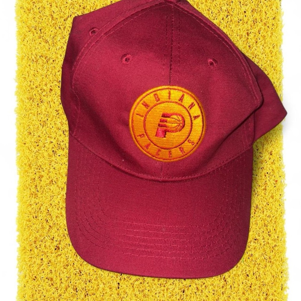 Indiana Pacers red and yellow snapback hat #NBA #basketball
